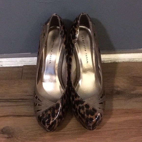 Charlotte Russe Leopard Heel - Picture 2 of 3